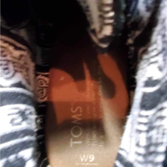 Toms Desert Wedge Black Suede Ankle Booties Lace Up Size 9 - Picture 7 of 9